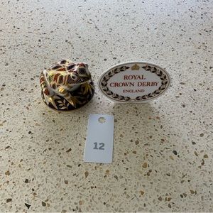Royal Crown Derby 12 Frog